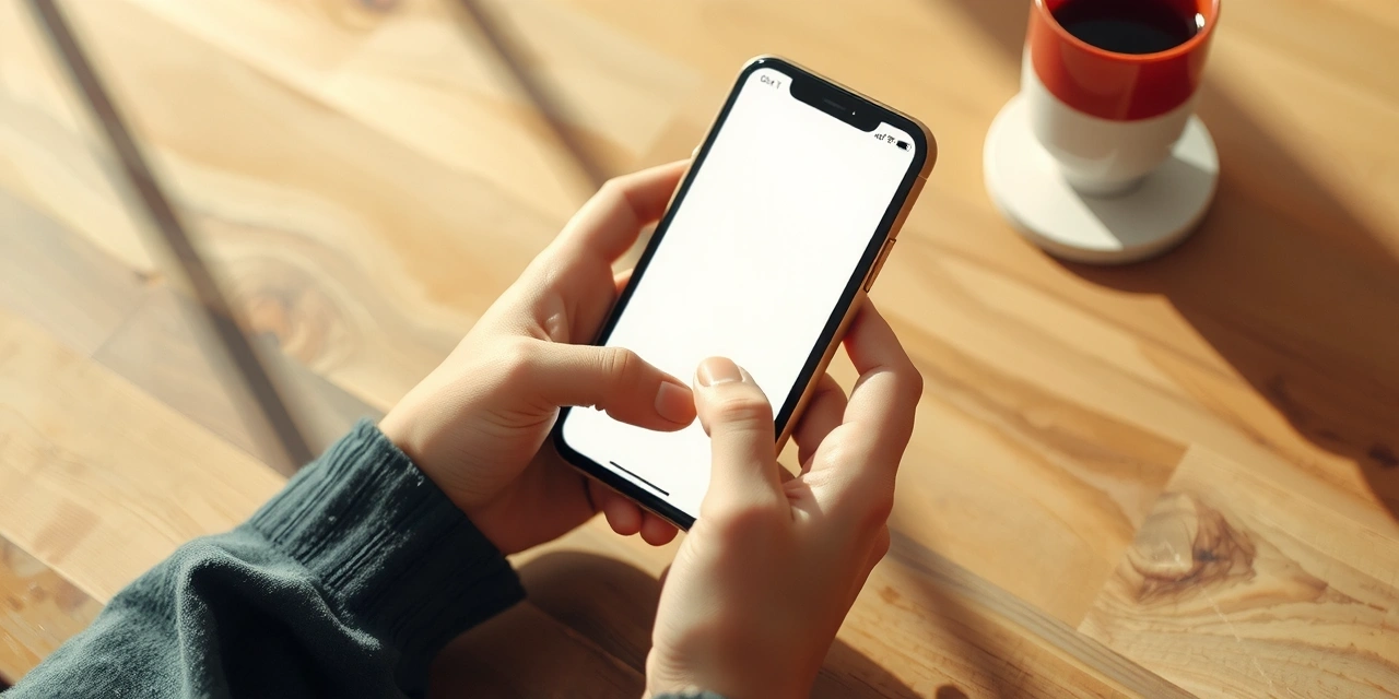 Prohlížení webu na mobilu